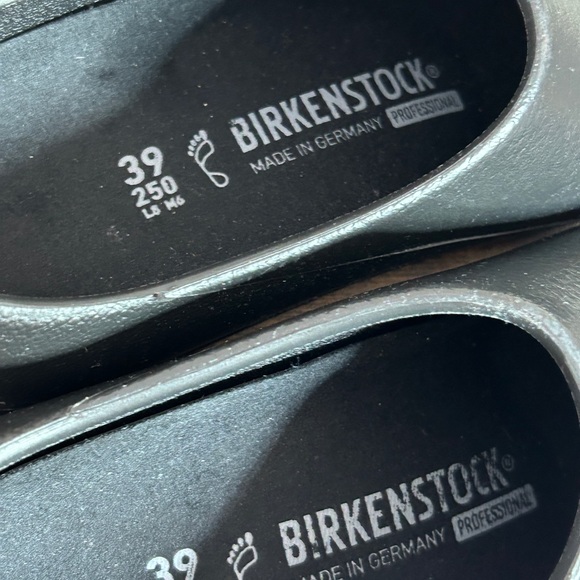 Birkenstock Profi-Birki Unisex W8 M6 Black Comfort Slip-On Clog Work NWOT - Picture 7 of 8